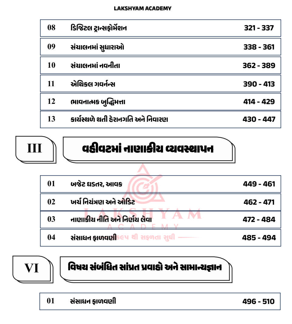 GPSC Vahivati Adhikari Class 2 Bharti 2026 Book